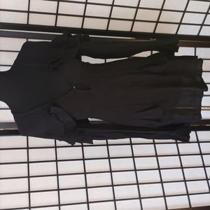 For Love & Lemons keyhole ruffle caplet minidress